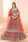 Orange Wedding Lehenga | Designer Indian Wedding Wear UK PR