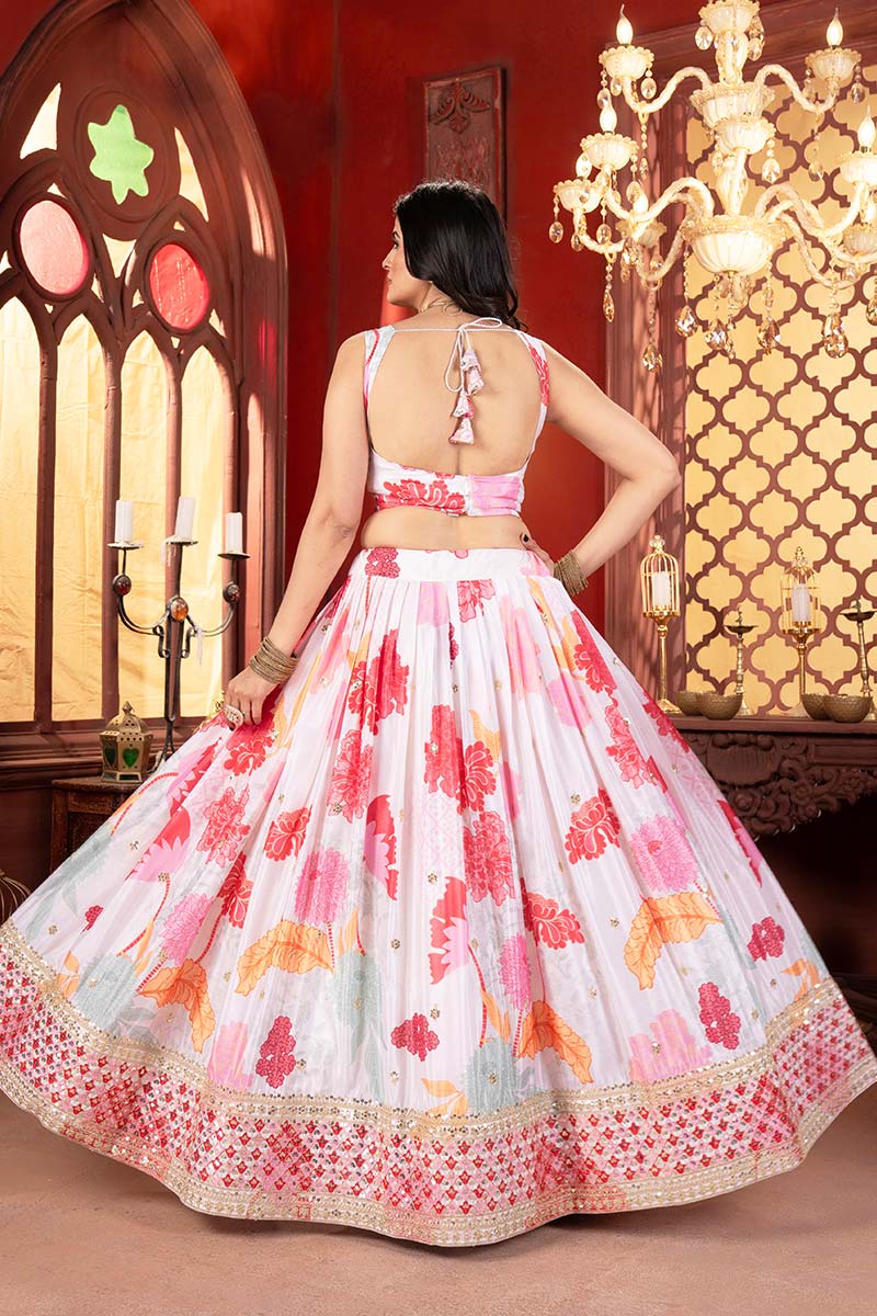 Floral Lehenga Set UK | Hand Embroidered Wedding & Festive Wear PR