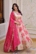 Orange Floor-Length Anarkali UK | Floral Threadwork & Soft Flow Fabric PR