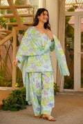 Yellow Floral Cambric Cotton Salwar Suit Set with Dupatta (Copy) PR