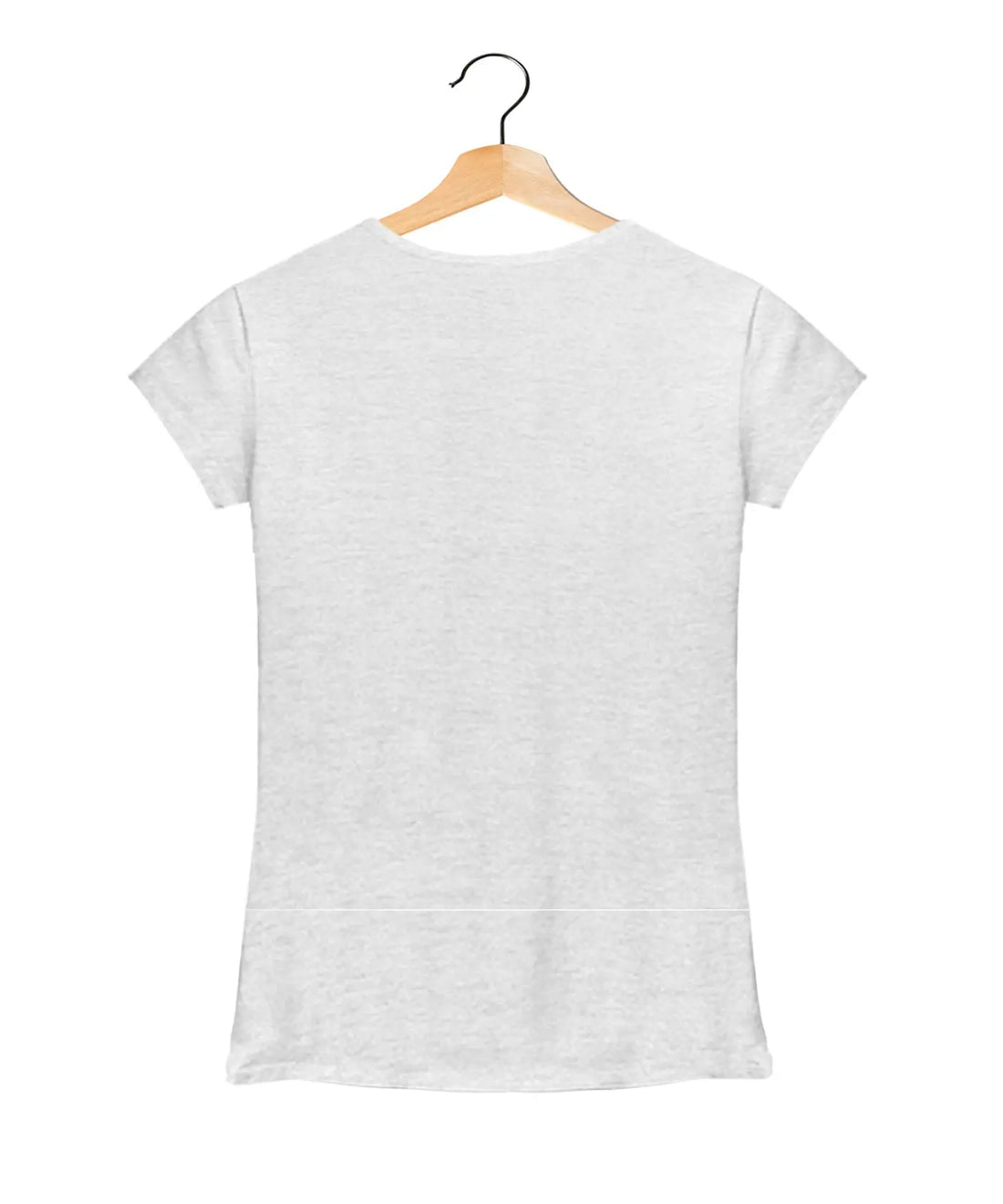 Peacock Art - Women’s T-Shirt –  Premium Round Neck - White Melange - 100% Cotton Offbeat