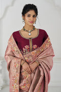 Pretty Pink Saree with Multi-Thread & Sequin Embroidery – Ideal for Weddings KSR