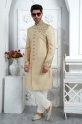 Beige Elegant Groom Vibes – Indian Wedding Sherwani Playlist SOU