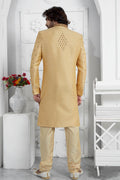 Golden Embroidered Sherwani for Men – Wedding & Party wear SOU