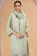 Green Satin Silk Beads Work Indian Suit – Stylish Salwar Kameez for Women SOU