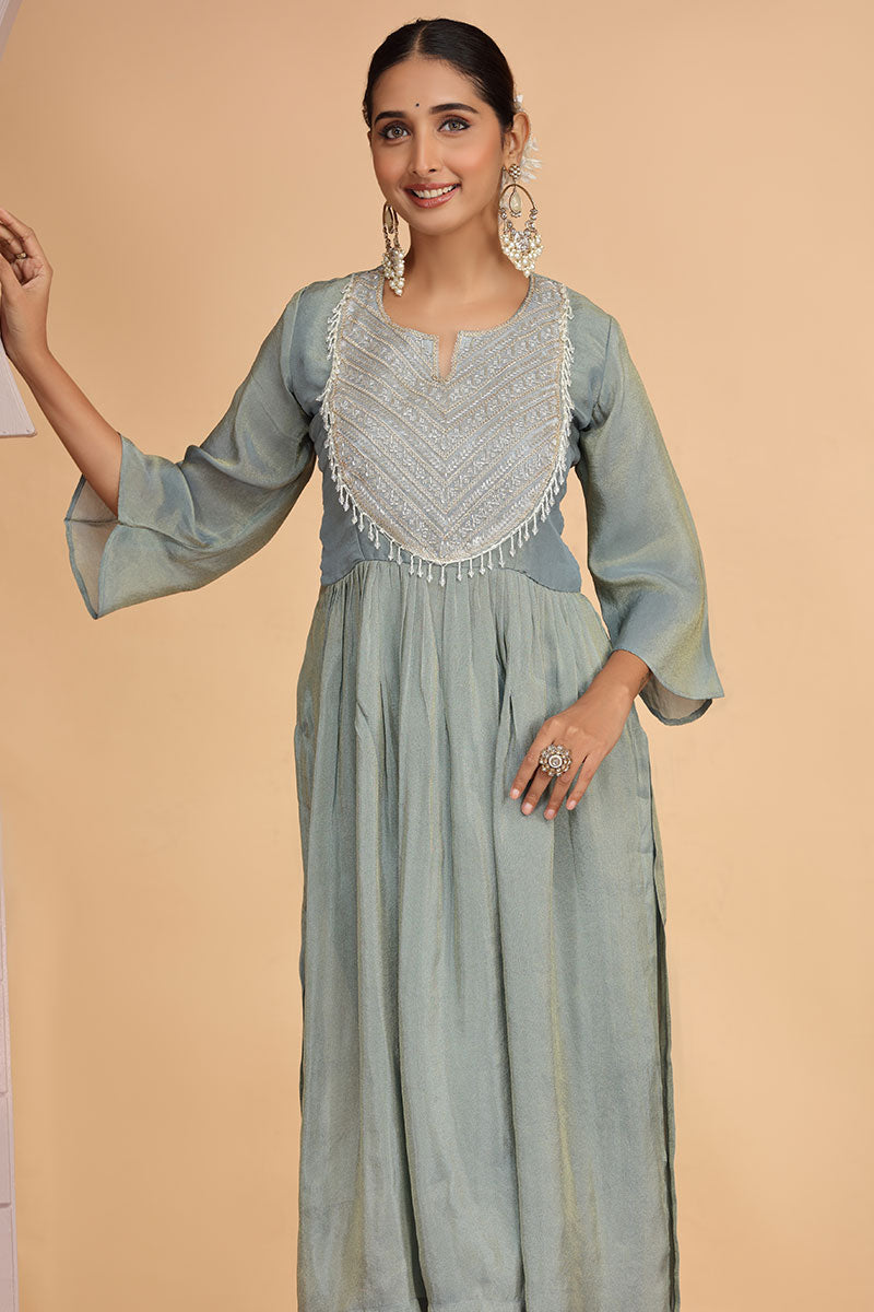 Elegant Firoz Organza Salwar Suit – Elegant Indian Outfit SOU