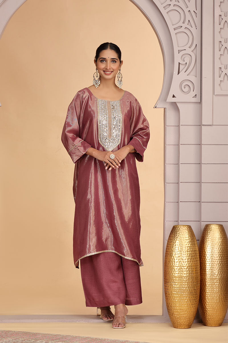 Majenta Organza Salwar Suit – Festive Wear Outfit | Top & Bottom SOU