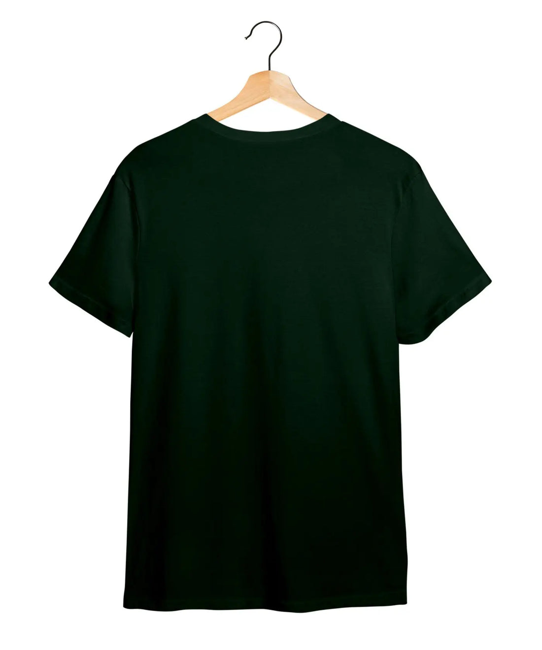 "Small, Average and Great" Printed T-Shirt – Premium Round Neck - Bottle Green - 100% Cotton Offbeat
