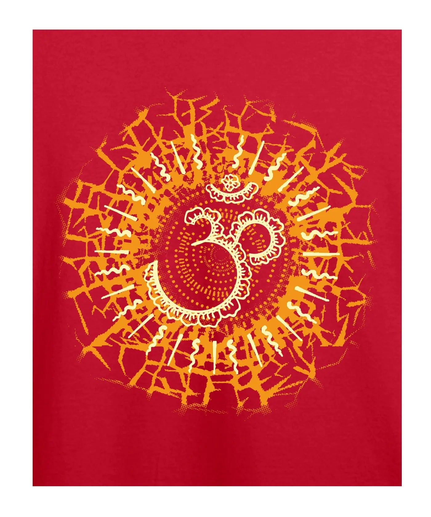 "Universe Emitter" Printed T-Shirt – Premium Round Neck - Red - 100% Cotton Offbeat