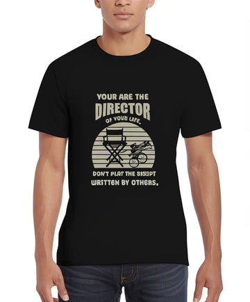 You Are The Director - Graphic T-Shirt – 100% Cotton - Black & White Variants Offbeat